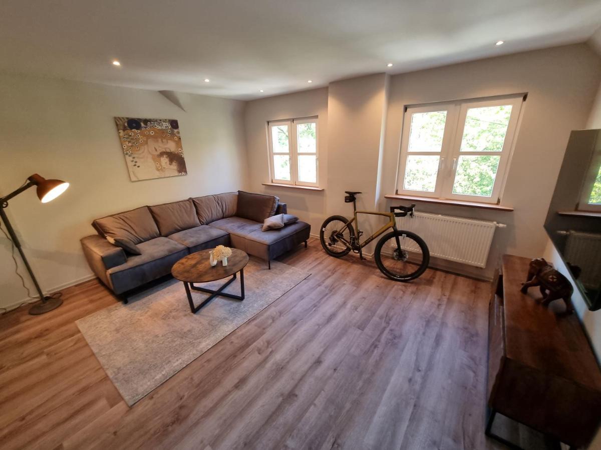 5 Sterne Bahnhoftraum, Appartement "Waldliebe" 133Qm, Grosse Terrasse 70Qm, Qr Code Scannen Fuer Virtuellen Rundgang, Premium Ausstattung ブラウンフェルス エクステリア 写真