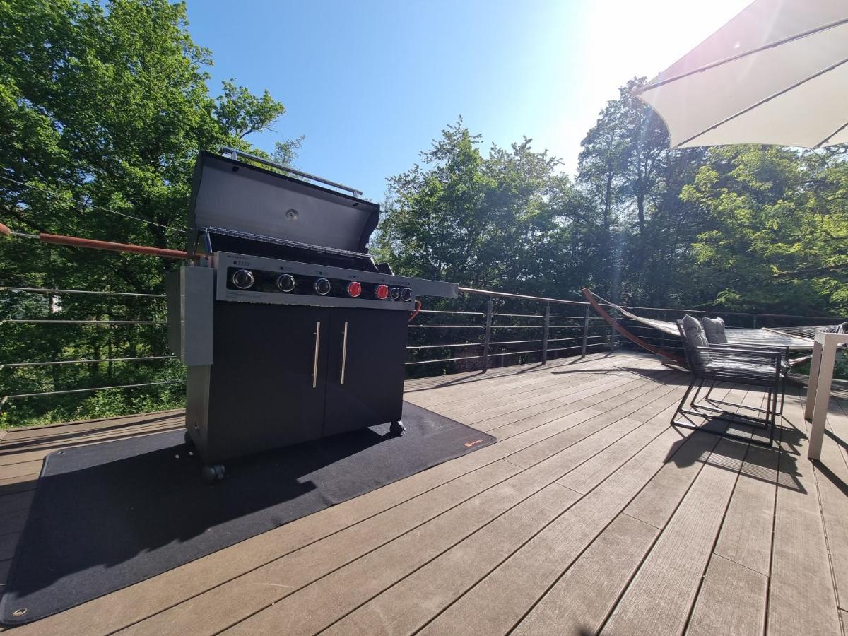 5 Sterne Bahnhoftraum, Appartement "Waldliebe" 133Qm, Grosse Terrasse 70Qm, Qr Code Scannen Fuer Virtuellen Rundgang, Premium Ausstattung ブラウンフェルス エクステリア 写真