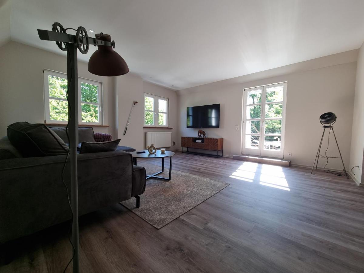 5 Sterne Bahnhoftraum, Appartement "Waldliebe" 133Qm, Grosse Terrasse 70Qm, Qr Code Scannen Fuer Virtuellen Rundgang, Premium Ausstattung ブラウンフェルス エクステリア 写真